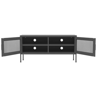 Tv-meubel 105x35x50 cm staal antracietkleurig 6