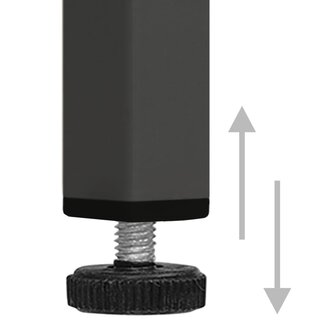 Tv-meubel 105x35x50 cm staal antracietkleurig 7