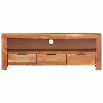 Tv-meubel 110x30x40 cm massief acaciahout 2