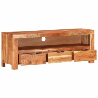 Tv-meubel 110x30x40 cm massief acaciahout 3