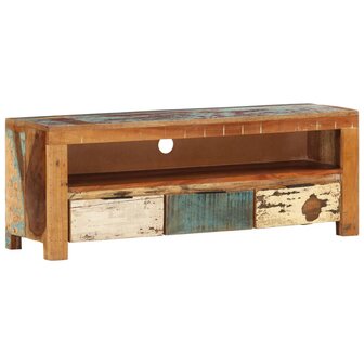 Tv-meubel 110x30x40 cm massief gerecycled hout 1