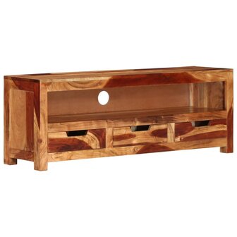 Tv-meubel 110x30x40 cm massief acaciahout 6