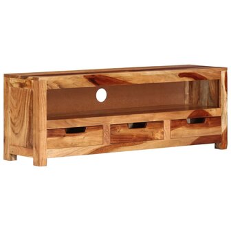 Tv-meubel 110x30x40 cm massief acaciahout 7