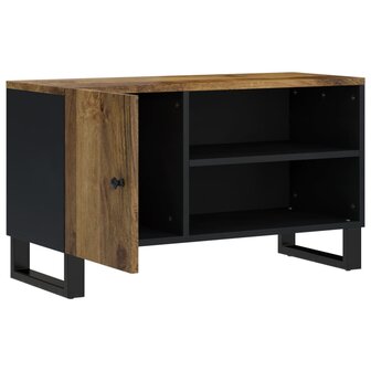 Tv-meubel 80x33x46 cm massief mangohout en bewerkt hout 3