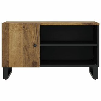 Tv-meubel 80x33x46 cm massief mangohout en bewerkt hout 5