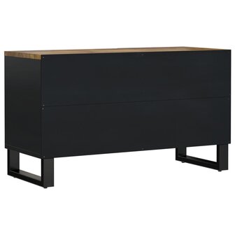 Tv-meubel 80x33x46 cm massief mangohout en bewerkt hout 6