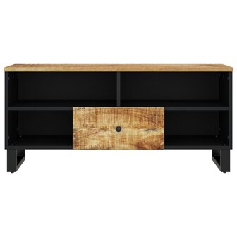 Tv-meubel 100x33x46 cm massief mangohout en bewerkt hout 4