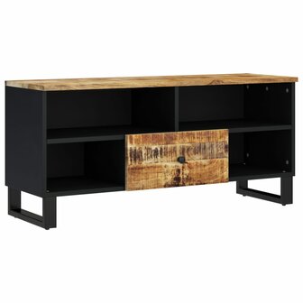 Tv-meubel 100x33x46 cm massief mangohout en bewerkt hout 11