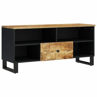 Tv-meubel 100x33x46 cm massief mangohout en bewerkt hout 12