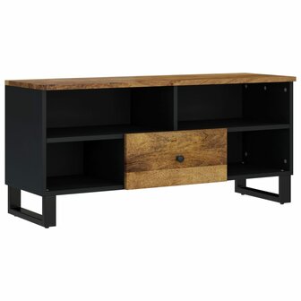 Tv-meubel 100x33x46 cm massief mangohout en bewerkt hout 11