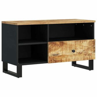 Tv-meubel 80x33x46 cm massief mangohout en bewerkt hout 2