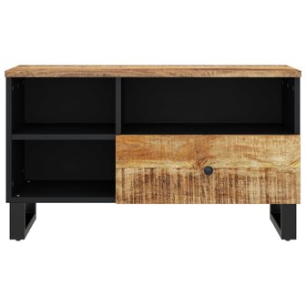 Tv-meubel 80x33x46 cm massief mangohout en bewerkt hout 4