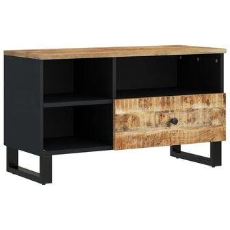 Tv-meubel 80x33x46 cm massief mangohout en bewerkt hout 10