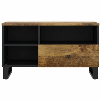 Tv-meubel 80x33x46 cm massief mangohout en bewerkt hout 4