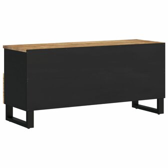 Tv-meubel 100x33x46 cm massief mangohout en bewerkt hout 6