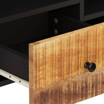 Tv-meubel 100x33x46 cm massief mangohout en bewerkt hout 8