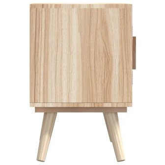 Tv-meubel met deuren 105x30x45 cm bewerkt hout 6