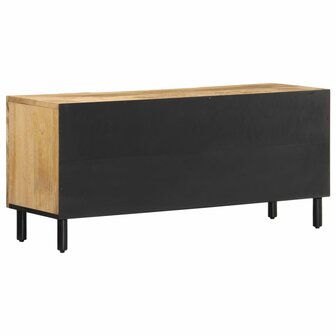 Tv-meubel 105x33x46cm massief mangohout 5