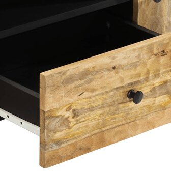 Tv-meubel 105x33x46cm massief mangohout 7