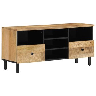 Tv-meubel 100x33x46 cm massief mangohout 1