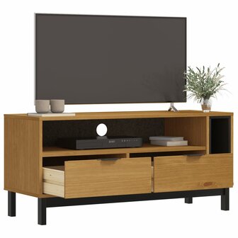 TV-meubel FLAM 110x40x50 cm massief grenenhout 3