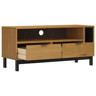 TV-meubel FLAM 110x40x50 cm massief grenenhout 4