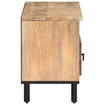 Tv-meubel 100x33x46 cm massief mangohout 6