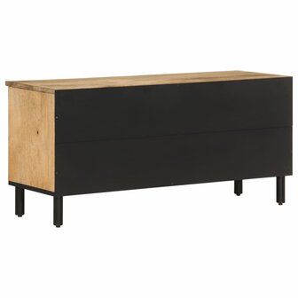 Tv-meubel 100x33x46 cm massief mangohout 7