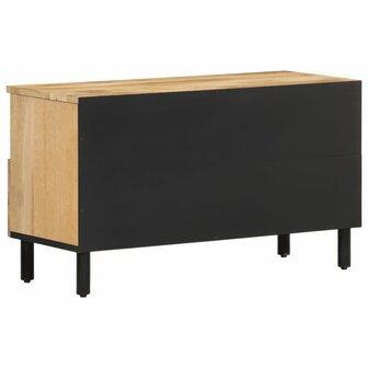 Tv-meubel 80x33x46 cm massief mangohout 7