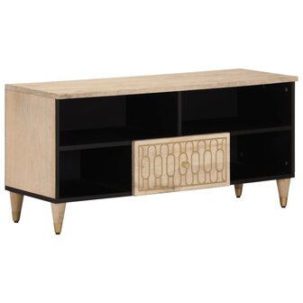 Tv-meubel 100x33x46 cm massief mangohout 1