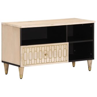 Tv-meubel 80x33x46 cm massief mangohout 1