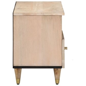 Tv-meubel 80x33x46 cm massief mangohout 4