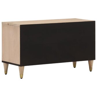 Tv-meubel 80x33x46 cm massief mangohout 5