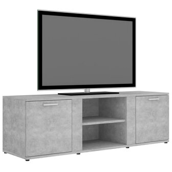 Tv-meubel 120x34x37 cm bewerkt hout betongrijs 3