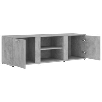 Tv-meubel 120x34x37 cm bewerkt hout betongrijs 6