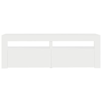 Tv-meubel met LED-verlichting 120x35x40 cm wit 8