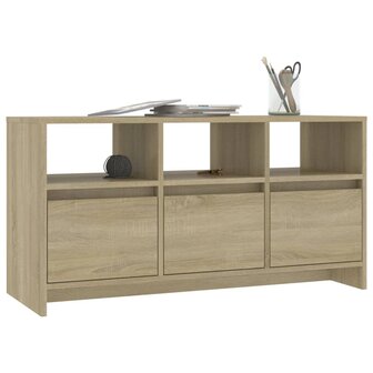 Tv-meubel 102x37,5x52,5 cm bewerkt hout sonoma eikenkleurig 4