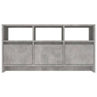 Tv-meubel 102x37,5x52,5 cm bewerkt hout betongrijs 6