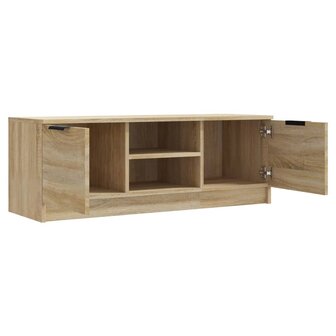 Tv-meubel 102x35x36,5 cm bewerkt hout sonoma eikenkleurig 4