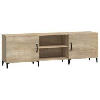 Tv-meubel 150x30x50 cm bewerkt hout sonoma eikenkleurig 2