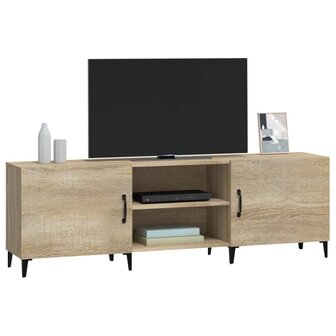 Tv-meubel 150x30x50 cm bewerkt hout sonoma eikenkleurig 4