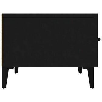 Tv-meubel 150x34,5x30 cm bewerkt hout zwart 8