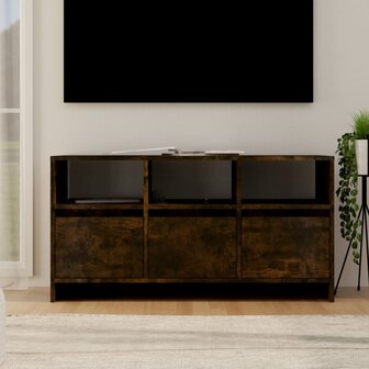 Tv-meubel 102x37,5x52,5 cm bewerkt hout gerookt eikenkleurig 1