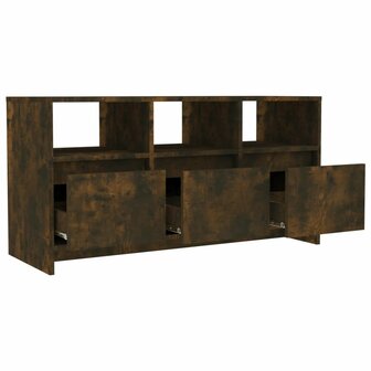 Tv-meubel 102x37,5x52,5 cm bewerkt hout gerookt eikenkleurig 5