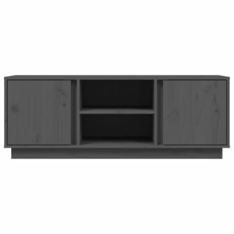 Tv-meubel 110x35x40,5 cm massief grenenhout grijs 6