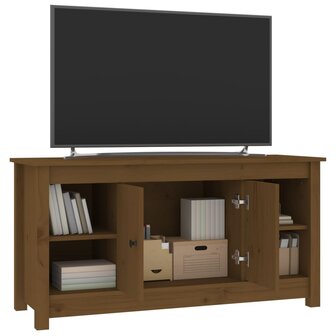 Tv-meubel 103x36,5x52 cm massief grenenhout honingbruin 7