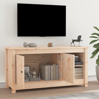 Tv-meubel 103x36,5x52 cm massief grenenhout 6