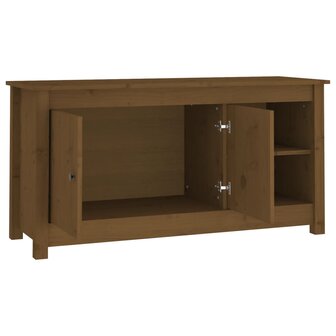 Tv-meubel 103x36,5x52 cm massief grenenhout honingbruin 4