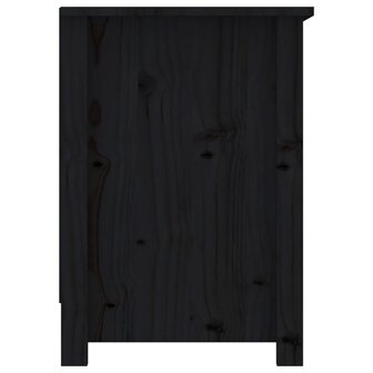 Tv-meubel 103x36,5x52 cm massief grenenhout zwart 5