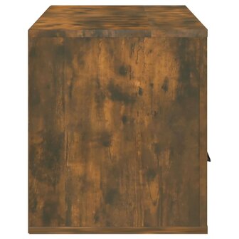 Tv-meubel 100x35x40 cm bewerkt hout gerookt eikenkleurig 8